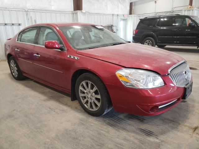 1G4HJ5EMXAU124193 - 2010 BUICK LUCERNE CXL RED photo 4