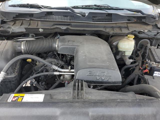 1C6RR6GG8GS256914 - 2016 RAM 1500 SLT SILVER photo 11