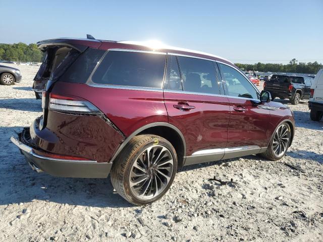 5LM5J7XC4MGL09200 - 2021 LINCOLN AVIATOR RESERVE BURGUNDY photo 3