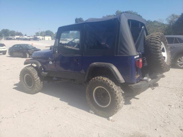 1J4FY19P5SP242764 - 1995 JEEP WRANGLER / S BLUE photo 2