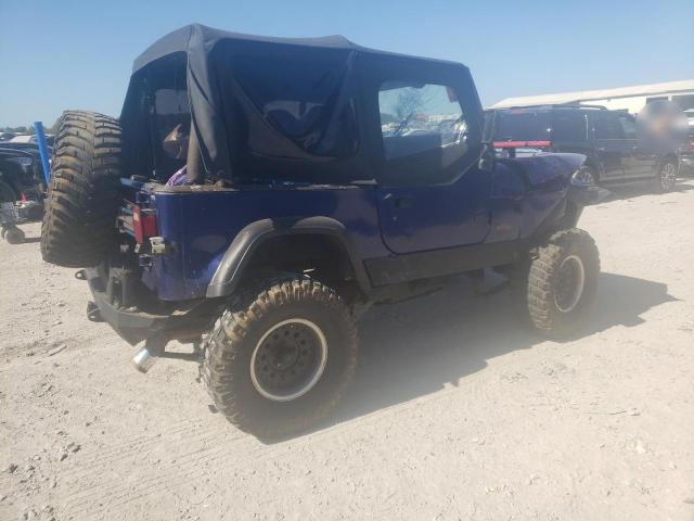 1J4FY19P5SP242764 - 1995 JEEP WRANGLER / S BLUE photo 3