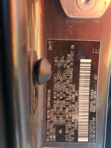 JTEBU5JR6C5099319 - 2012 TOYOTA 4RUNNER SR5 CHARCOAL photo 13