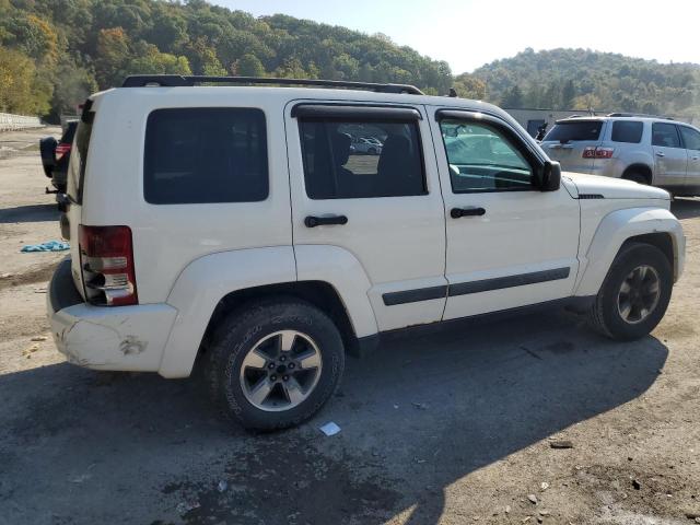 1J8GN28K78W267560 - 2008 JEEP LIBERTY SPORT WHITE photo 3