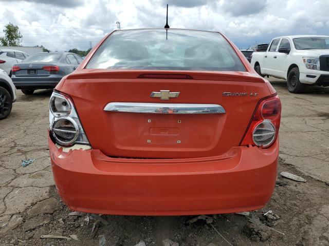 1G1JC5SH8D4142681 - 2013 CHEVROLET SONIC LT ნარინჯისფერი ფოტო 6