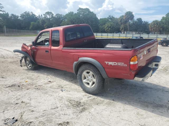 5TESM92NX3Z257634 - 2003 TOYOTA TACOMA XTRACAB PRERUNNER Kırmızı fotoğraf 2