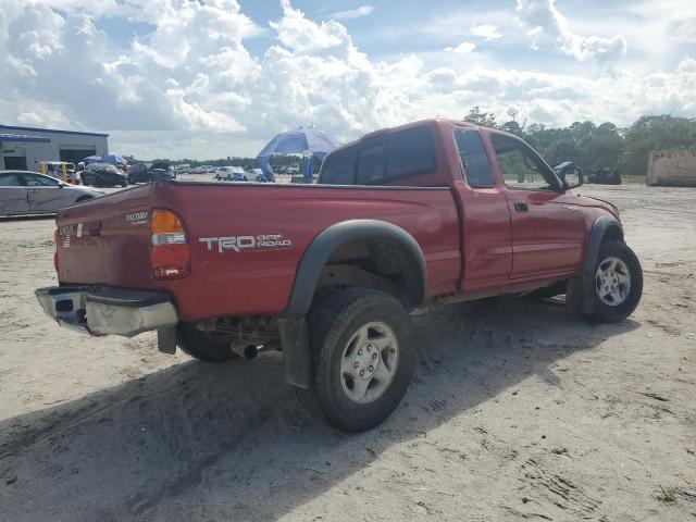 5TESM92NX3Z257634 - 2003 TOYOTA TACOMA XTRACAB PRERUNNER Kırmızı fotoğraf 3