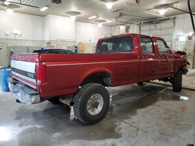 1FTJW36F8VEC51178 - 1997 FORD F350 BURGUNDY photo 3