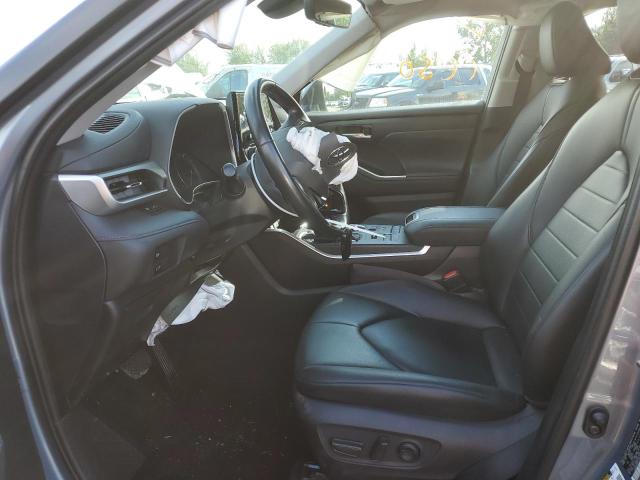 5TDHZRBH9LS024153 - 2020 TOYOTA HIGHLANDER XLE BLUE photo 7