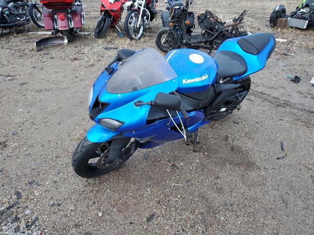 JKAZX4P178A038303 - 2008 KAWASAKI ZX600 P BLUE photo 2