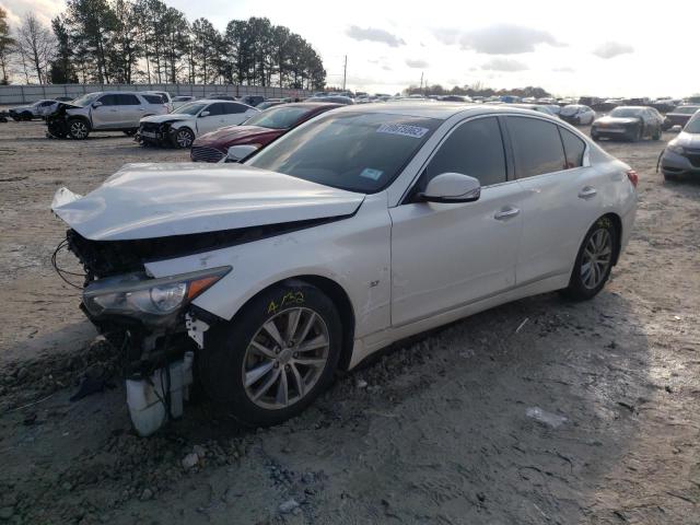 JN1BV7AP1EM686972 - 2014 INFINITI Q50 BASE WHITE photo 1