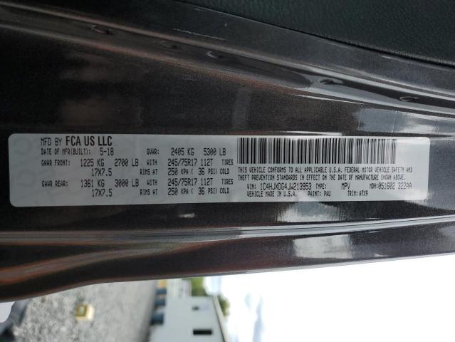 1C4HJXDG4JW213953 - 2018 JEEP WRANGLER U SPORT Серый фото 14