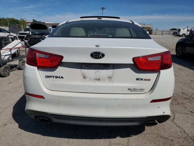 5XXGN4A79EG327098 - 2014 KIA OPTIMA EX WHITE photo 6