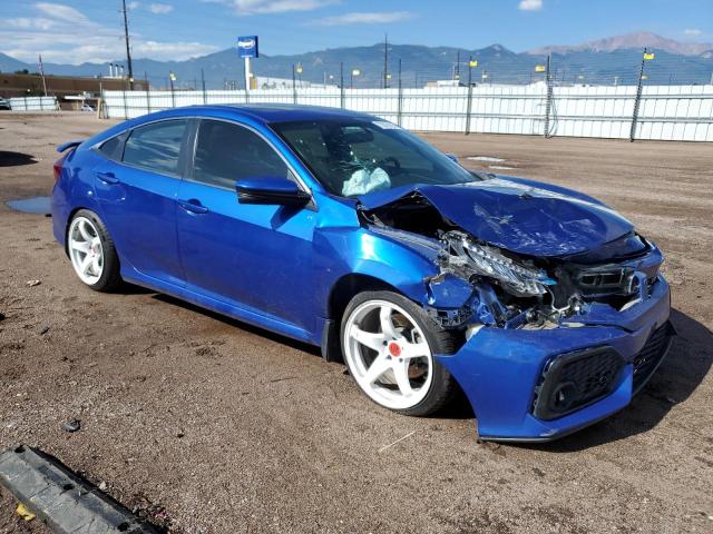 2HGFC1E5XKH702693 - 2019 HONDA CIVIC SI BLUE photo 4