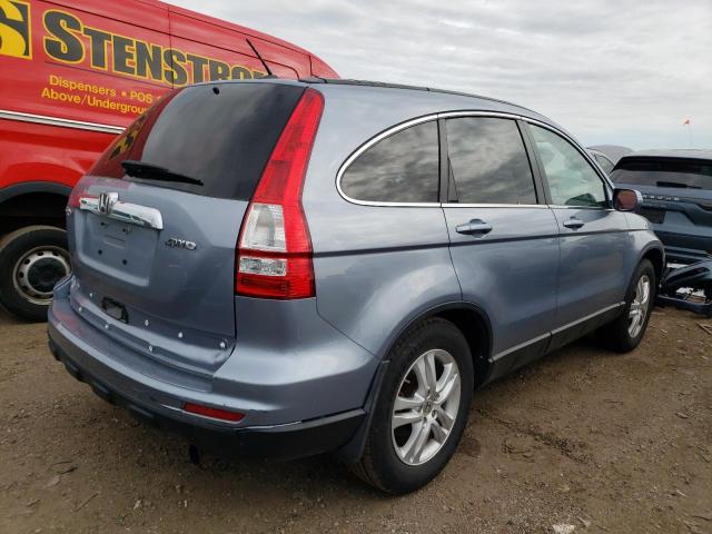 5J6RE4H74BL116900 - 2011 HONDA CR-V EXL BLUE photo 3