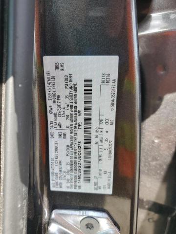 1FMCU9GD7JUC44278 - 2018 FORD ESCAPE SE رمادي صورة 13