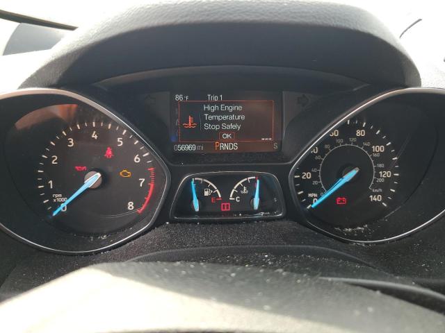 1FMCU9GD7JUC44278 - 2018 FORD ESCAPE SE رمادي صورة 9