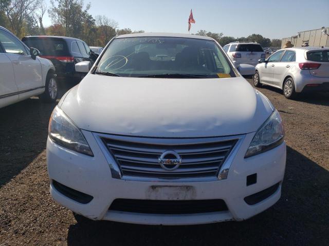 3N1AB7AP5FL671388 - 2015 NISSAN SENTRA S WHITE photo 5