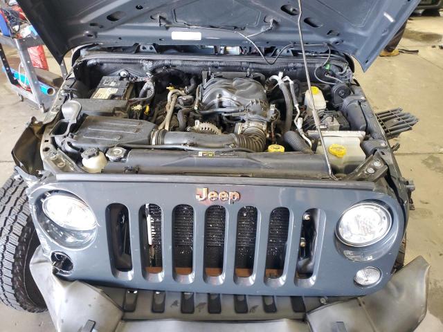 1C4BJWDG0HL613634 - 2017 JEEP WRANGLER U SPORT GRAY photo 12