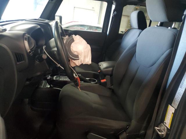 1C4BJWDG0HL613634 - 2017 JEEP WRANGLER U SPORT GRAY photo 7