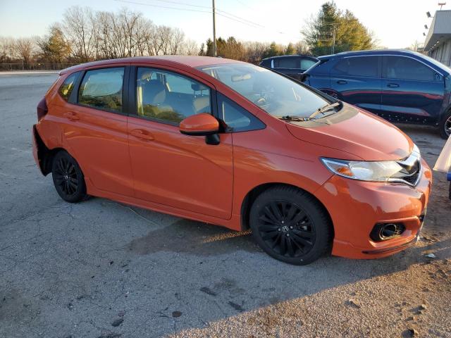 3HGGK5H6XJM724518 - 2018 HONDA FIT SPORT ORANGE photo 4