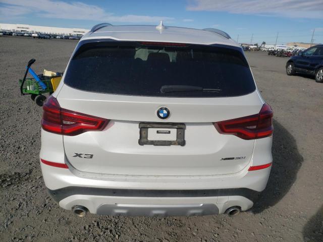 5UXTY5C05L9D56508 - 2020 BMW X3 XDRIVE30I WHITE photo 6