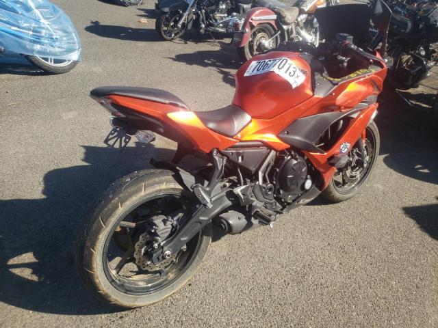 JKAEXEJ13HDA00517 - 2017 KAWASAKI EX650 J ნარინჯისფერი ფოტო 4