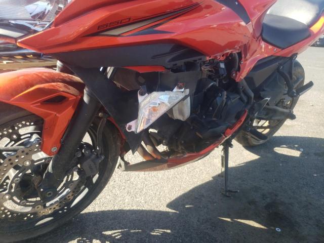 JKAEXEJ13HDA00517 - 2017 KAWASAKI EX650 J ნარინჯისფერი ფოტო 9