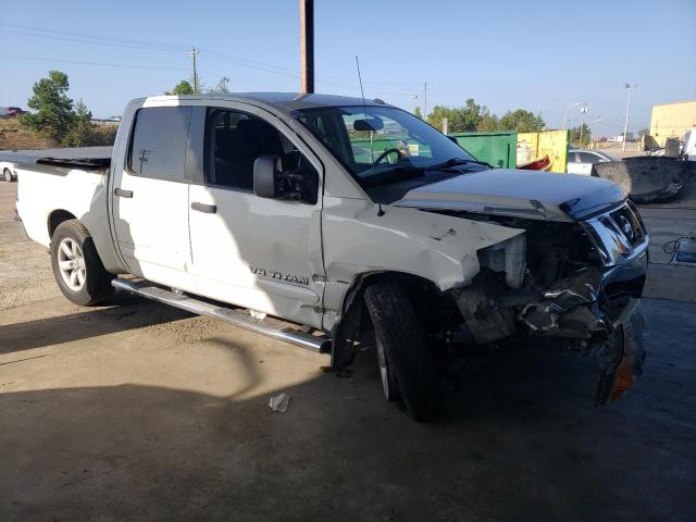 1N6BA0ED3CN317261 - 2012 NISSAN TITAN S WHITE photo 4