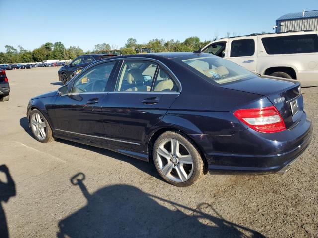 WDDGF8BB9BR146296 - 2011 MERCEDES-BENZ C 300 4MATIC BLUE photo 2