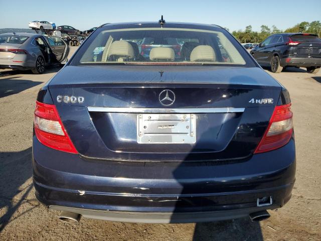WDDGF8BB9BR146296 - 2011 MERCEDES-BENZ C 300 4MATIC BLUE photo 6