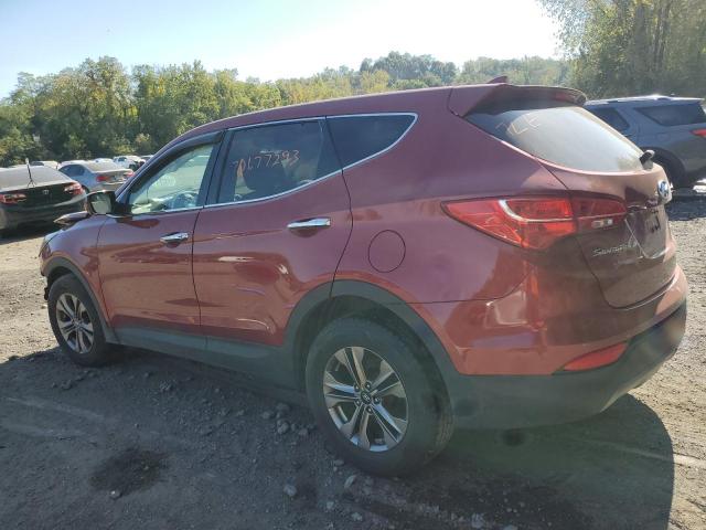 5XYZTDLB0FG253079 - 2015 HYUNDAI SANTA FE S RED photo 2