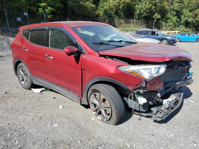 5XYZTDLB0FG253079 - 2015 HYUNDAI SANTA FE S RED photo 4