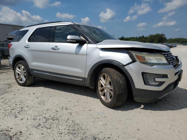 1FM5K7F82GGB30865 - 2016 FORD EXPLORER LIMITED SILVER photo 4