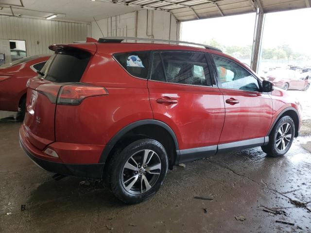 2T3RFREV0HW611765 - 2017 TOYOTA RAV4 XLE RED photo 3