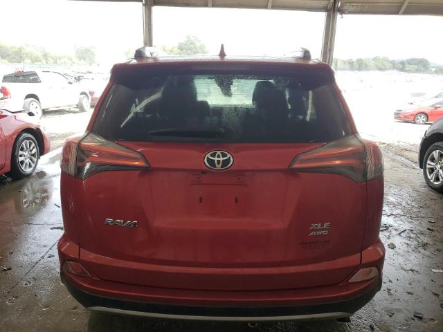 2T3RFREV0HW611765 - 2017 TOYOTA RAV4 XLE RED photo 6