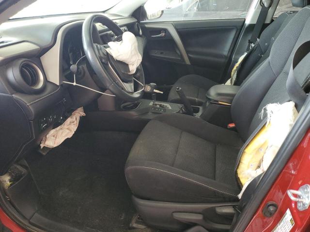 2T3RFREV0HW611765 - 2017 TOYOTA RAV4 XLE RED photo 7