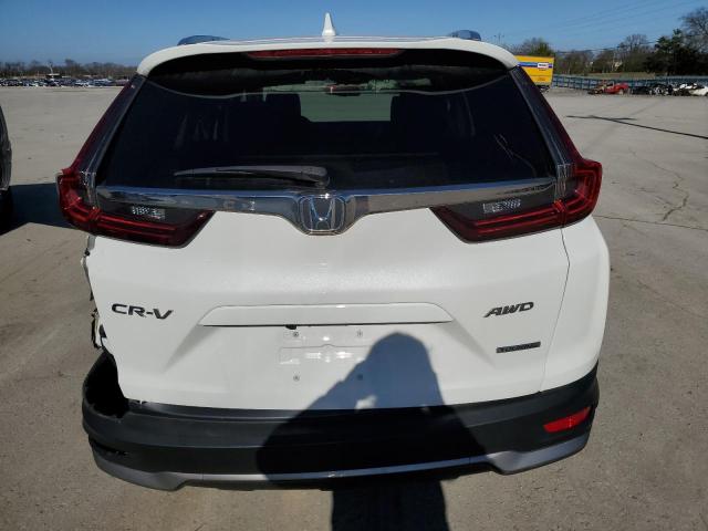 2HKRW2H91LH606032 - 2020 HONDA CR-V TOURING WHITE photo 6