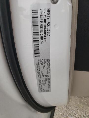 2C4RC3BG9NR105823 - 2022 CHRYSLER PACIFICA TOURING L Ağ foto 13