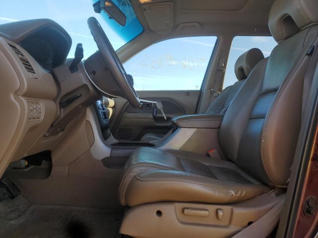 5FNYF18508B033200 - 2008 HONDA PILOT EXL BURGUNDY photo 7