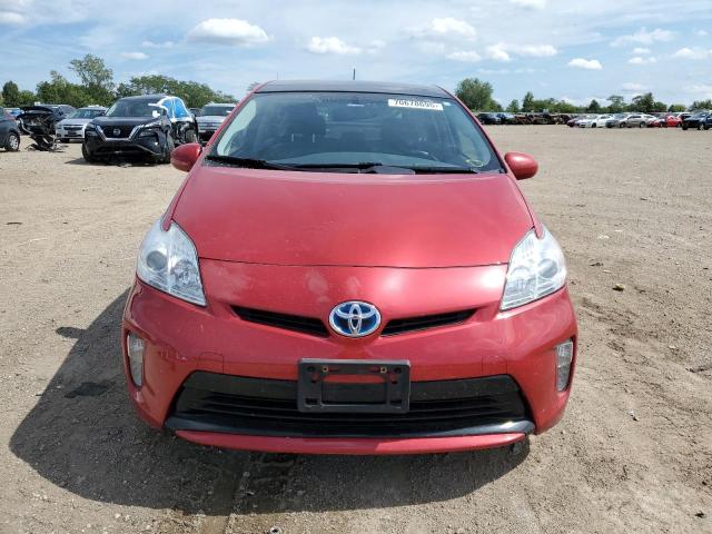 JTDKN3DU2F1893929 - 2015 TOYOTA PRIUS RED photo 5