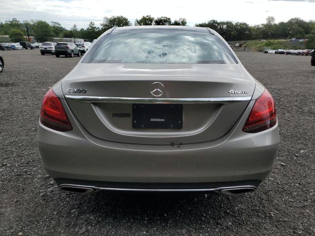 55SWF8EB2KU286390 - 2019 MERCEDES-BENZ C 300 4MATIC BEIGE photo 6