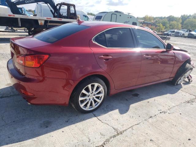 JTHCK262X82022176 - 2008 LEXUS IS 250 RED photo 3