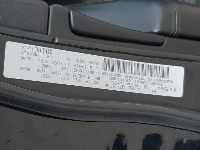 1C4RJFAG7JC147953 - 2018 JEEP GRAND CHER LAREDO BLACK photo 14