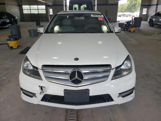 WDDGF8BB7CR211180 - 2012 MERCEDES-BENZ C 300 4MATIC WHITE photo 5