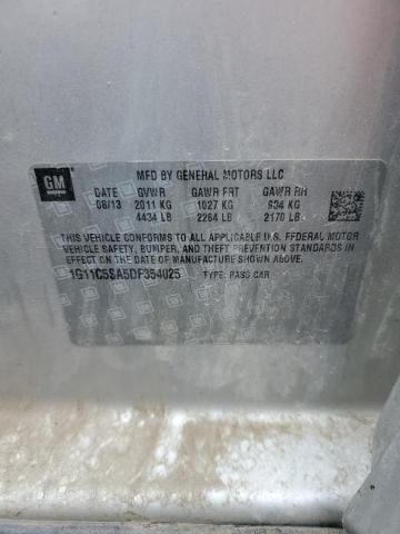 1G11C5SA5DF354025 - 2013 CHEVROLET MALIBU 1LT SILVER photo 12