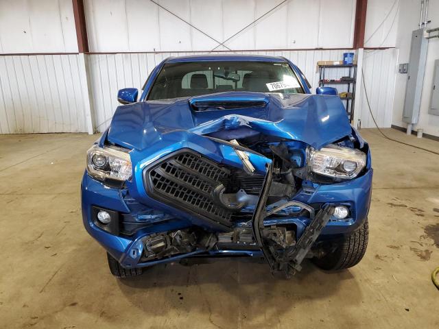 3TMCZ5AN0GM023778 - 2016 TOYOTA TACOMA DOUBLE CAB BLUE photo 5