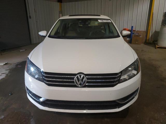 1VWBP7A31CC025429 - 2012 VOLKSWAGEN PASSAT SE WHITE photo 5