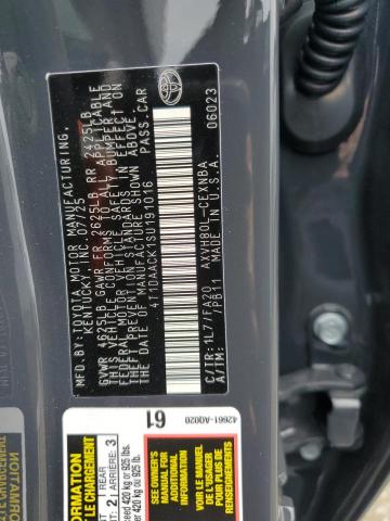 4T1DAACK1SU191016 - 2025 TOYOTA CAMRY XSE GRAY photo 12