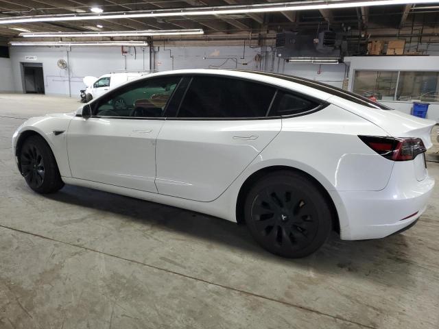 5YJ3E1EB1KF493982 - 2019 TESLA MODEL 3 Biały zdjęcie 2