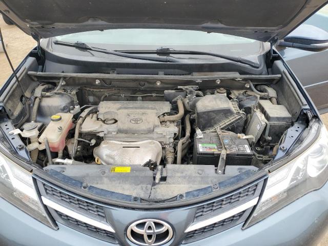 2T3RFREVXDW036942 - 2013 TOYOTA RAV4 XLE BLUE photo 12